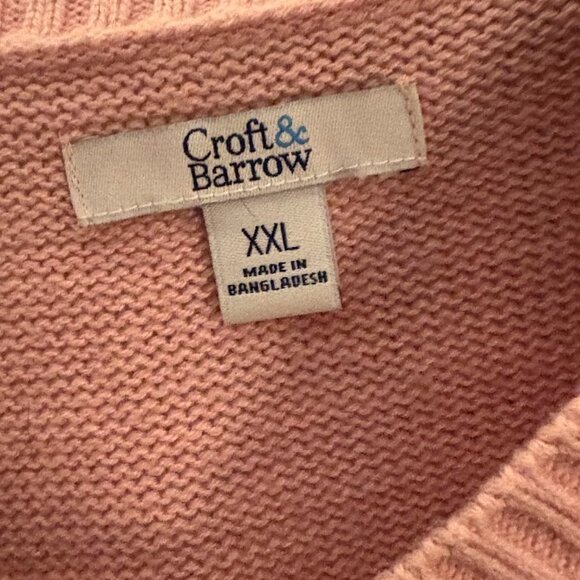 Pink cable knit sweater - Picture 4 of 4
